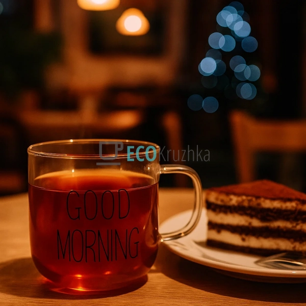 Чашка Good Morning 350 мл Прозора (R92954) Чашка Good Morning 350 мл Прозора (R92954)