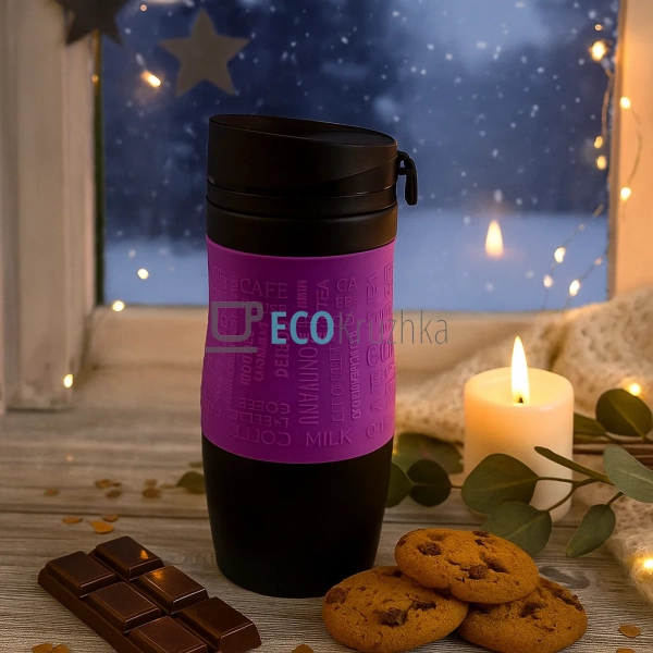 Термокружка Edenberg 380 мл Фіолетовий EB-625