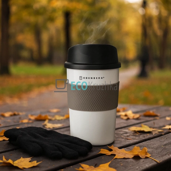 Термокухоль Edenberg 350 мл Білий EK12312