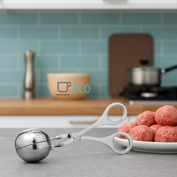 Форма для ліплення фрикадельок 17.5 см Kamille KM-8858 Форма для ліплення фрикадельок 17.5 см Kamille KM-8858