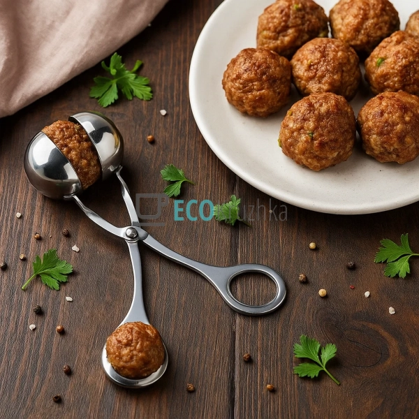 Форма для ліплення фрикадельок 17.5 см Kamille KM-8858 Форма для ліплення фрикадельок 17.5 см Kamille KM-8858