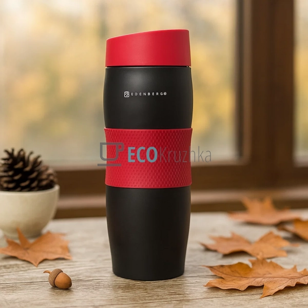 Термокружка Edenberg 380 мл Червона EB-622