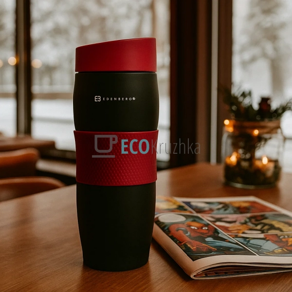 Термокружка Edenberg 380 мл Червона EB-622