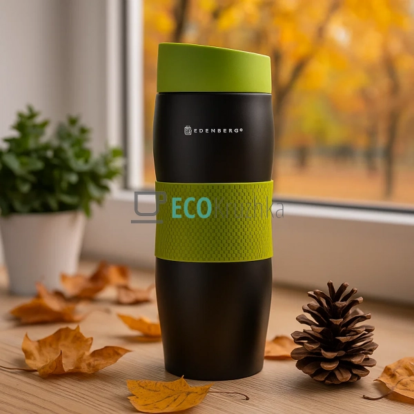 Термокружка Edenberg 380 мл Салатова EB-622
