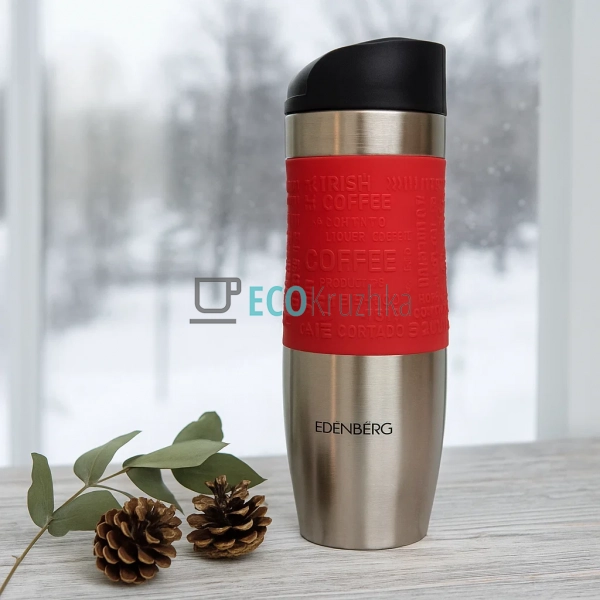 Термокружка 480 мл Червона Edenberg EB-627