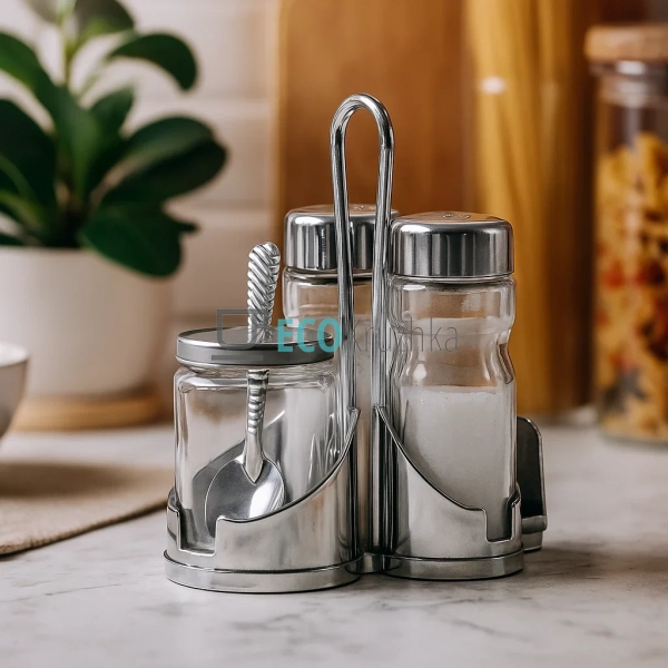 Набір для спецій на підставці 4 предмети Frico FRU-417