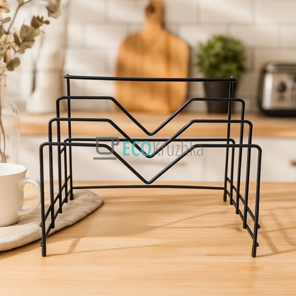 Підставка для кришок, обробних дошок та кухонних ножів Ч ...