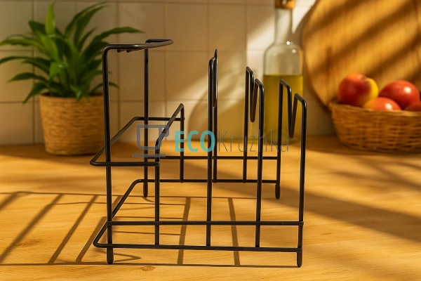 Підставка для кришок, обробних дошок та кухонних ножів Ч ...