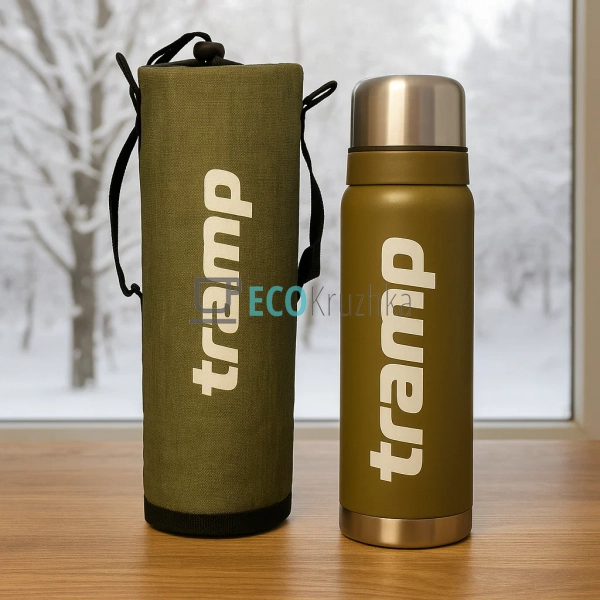 Термочохол для термоса Tramp 900 мл Оливковий TRA-290-ol ... Термочохол для термоса Tramp 900 мл Оливковий TRA-290-ol ...