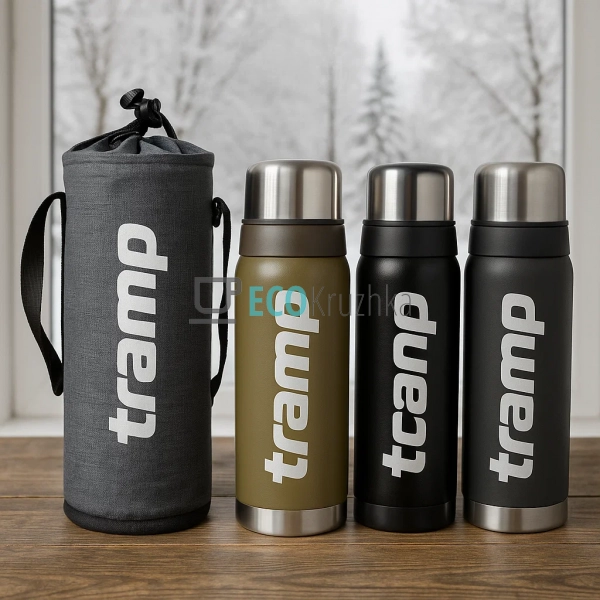 Термочохол для термоса Tramp 750 мл Сірий TRA-289-grey-m ... Термочохол для термоса Tramp 750 мл Сірий TRA-289-grey-m ...