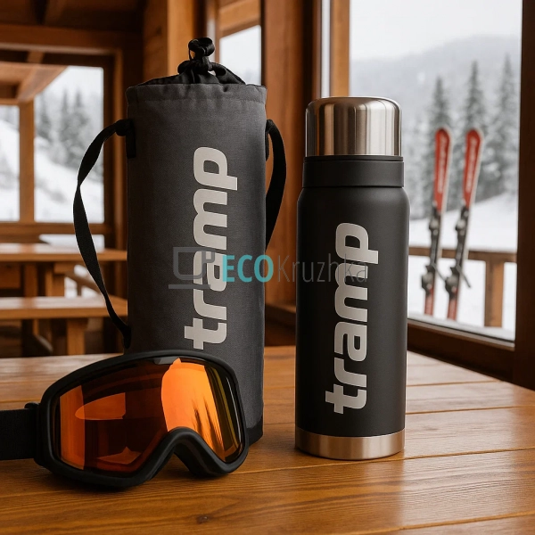 Термочохол для термоса Tramp 750 мл Сірий TRA-289-grey-m ... Термочохол для термоса Tramp 750 мл Сірий TRA-289-grey-m ...