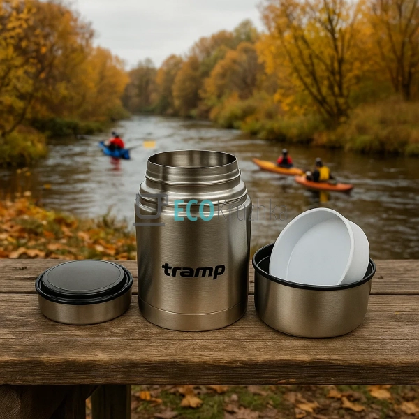 Термос харчовий Tramp 700 мл з нержавіючої сталі Сірий T ...