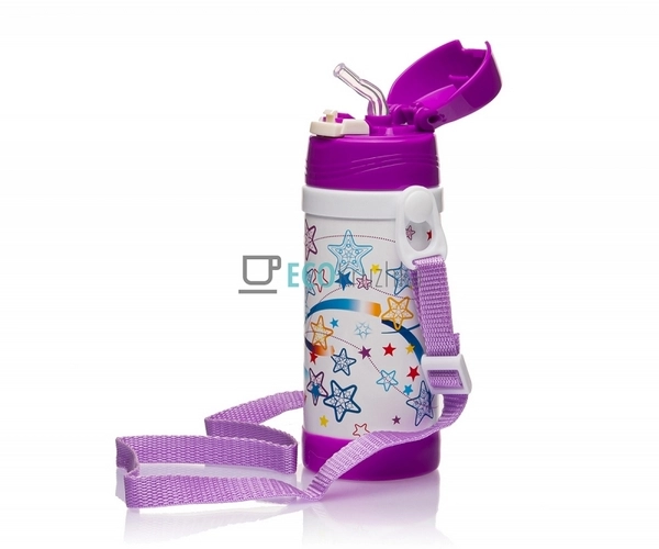 Дитячий термос-поїлка з трубочкою А-Плюс 320 мл Фіолетов ... Дитячий термос-поїлка з трубочкою А-Плюс 320 мл Фіолетов ...