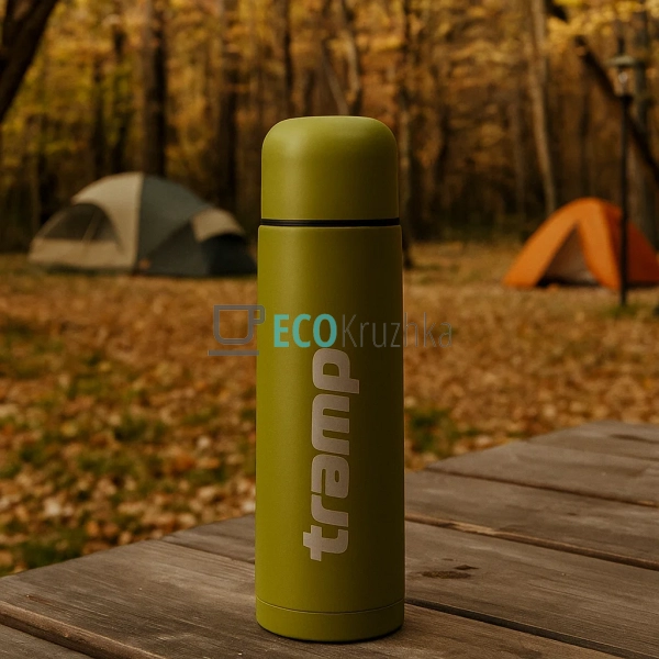 Термос Tramp Basic 1000 мл Оливковий TRC-113-Olive Термос Tramp Basic 1000 мл Оливковий TRC-113-Olive