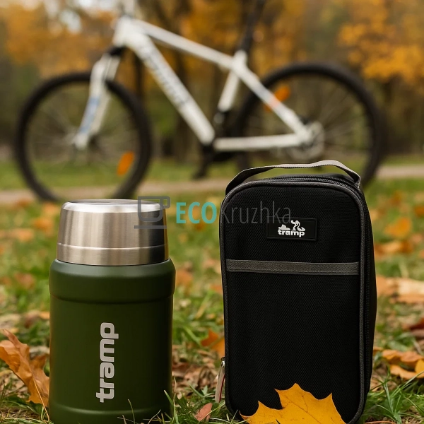 Термос Tramp харчової 800 мл з нержавіючої сталі ложкою  ...