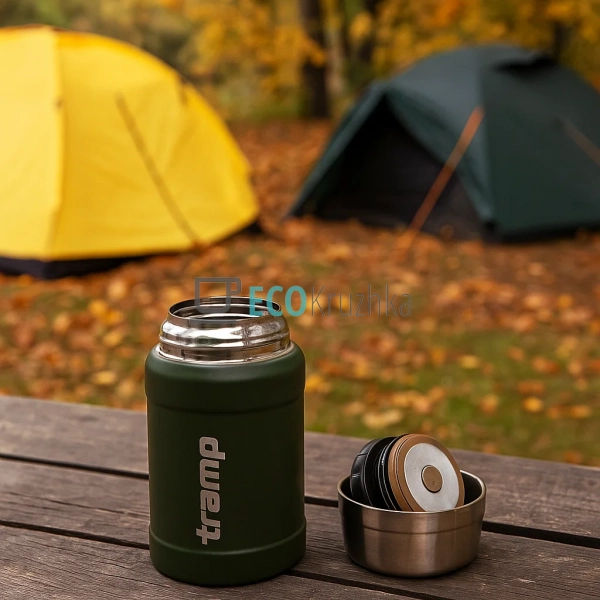 Термос Tramp харчової 800 мл з нержавіючої сталі ложкою  ...