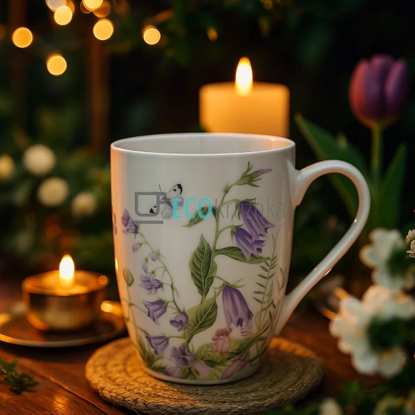 Кухоль порцеляновий 330мл Floral (K032)