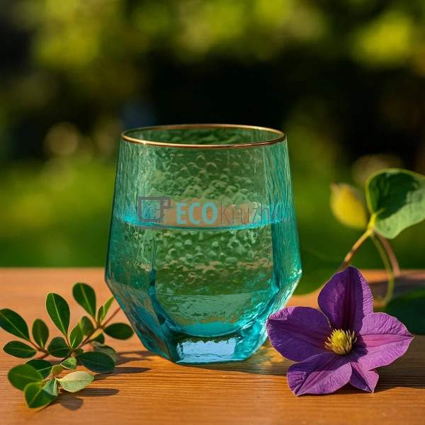 Стакан Блакитний діамант 410мл EK9034 Стакан Блакитний діамант 410мл EK9034