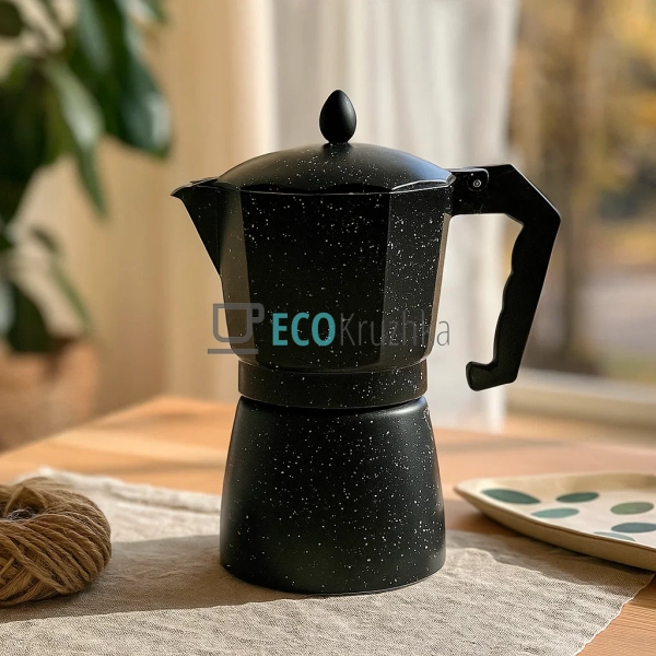 Гейзерна кавоварка 9 чашок з мармуровим покриттям Edenbe ... Гейзерна кавоварка 9 чашок з мармуровим покриттям Edenbe ...