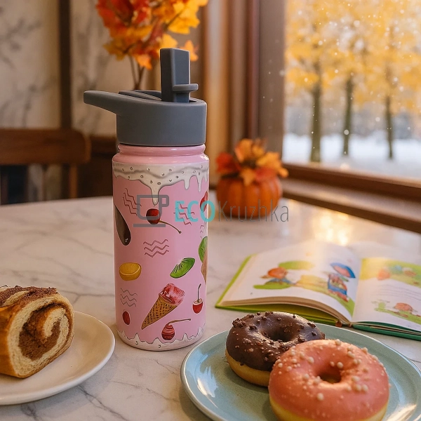 Термопоїлка Морозиво для дітей 480 мл з нержавіючої стал ...