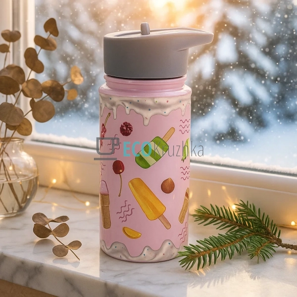 Термопоїлка Морозиво для дітей 480 мл з нержавіючої стал ...