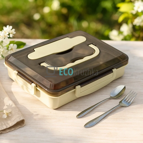 Ланч бокс обідній Kamille Салатовий 1000мл KM-2144ZL Ланч бокс обідній Kamille Салатовий 1000мл KM-2144ZL