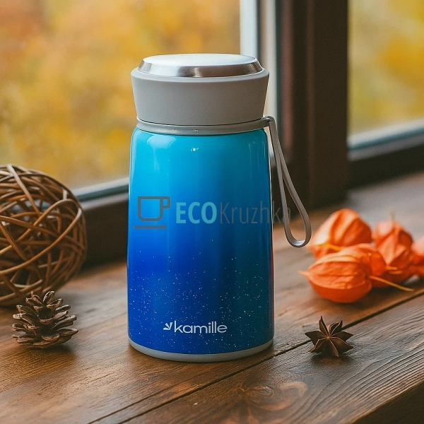 Термос Kamille харчової обідній для супу 800 мл з нержав ...