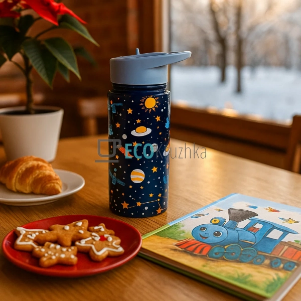 Термопоїлка Космос для дітей 480 мл з нержавіючої сталі ... Термопоїлка Космос для дітей 480 мл з нержавіючої сталі ...