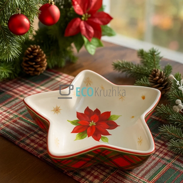 Піала порцелянова у формі зірки 350 мл – святкова новорі ... Піала порцелянова у формі зірки 350 мл – святкова новорі ...