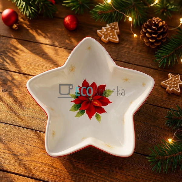 Піала порцелянова у формі зірки 350 мл – святкова новорі ... Піала порцелянова у формі зірки 350 мл – святкова новорі ...