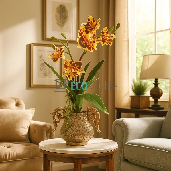 Декоративна композиція орхідея 25×60 см (A-185) Декоративна композиція орхідея 25×60 см (A-185)