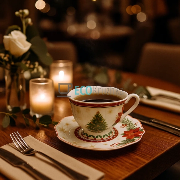 Різдвяна порцелянова чашка з ...