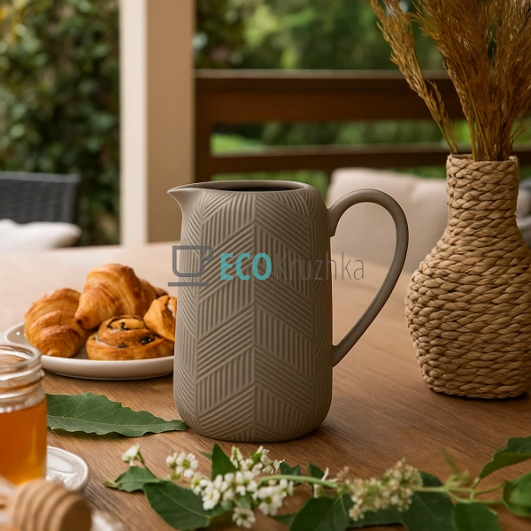 Глечик "Geometry Beige" Maestro MR-20004-55 Глечик "Geometry Beige" Maestro MR-20004-55