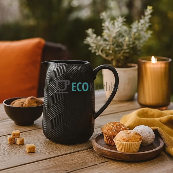 Глечик "Geometry Black" Maestro MR-20003-55 Глечик "Geometry Black" Maestro MR-20003-55