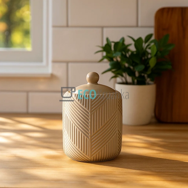 Набір для спецій Maestro 5 предметів "Geometry Beige" ке ... Набір для спецій Maestro 5 предметів "Geometry Beige" ке ...