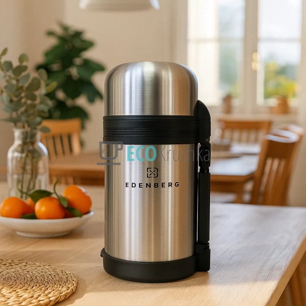 Термос Edenberg харчової обідній для супу 800 мл з нержа ...