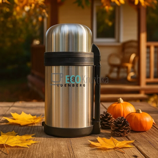 Термос Edenberg харчової обідній для супу 800 мл з нержа ...