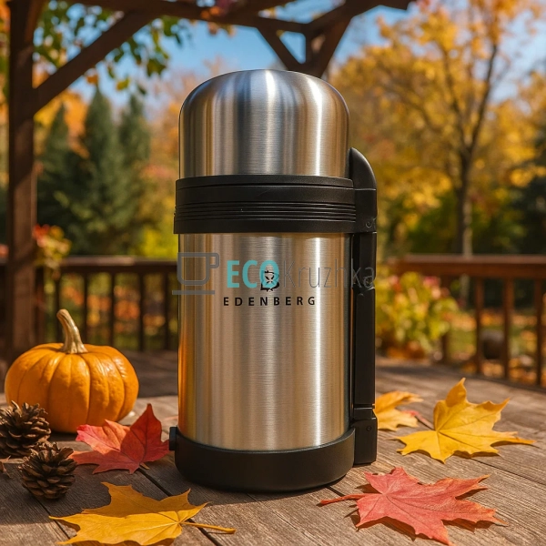 Термос Edenberg харчової обідній для супу 1000 мл з нерж ...