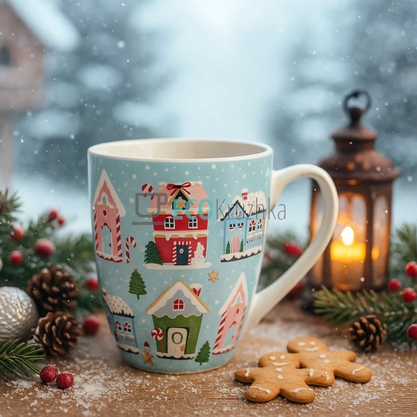 Чашка фарфор 400 мл Christmas (311-101-1) Чашка фарфор 400 мл Christmas (311-101-1)