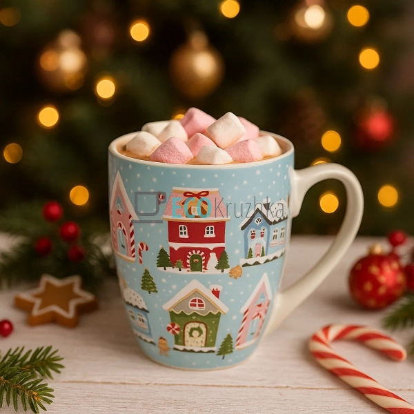 Чашка фарфор 400 мл Christmas (311-101-1) Чашка фарфор 400 мл Christmas (311-101-1)