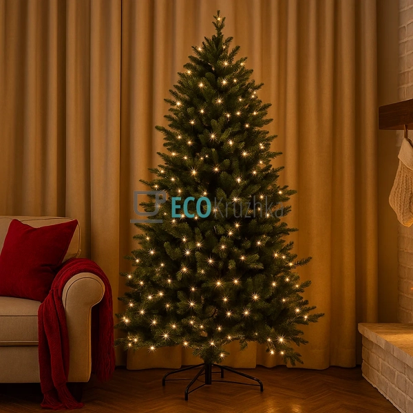 Штучна ялинка "Гармонія" 180 см, 1917 гілок, 500 LED вог ...