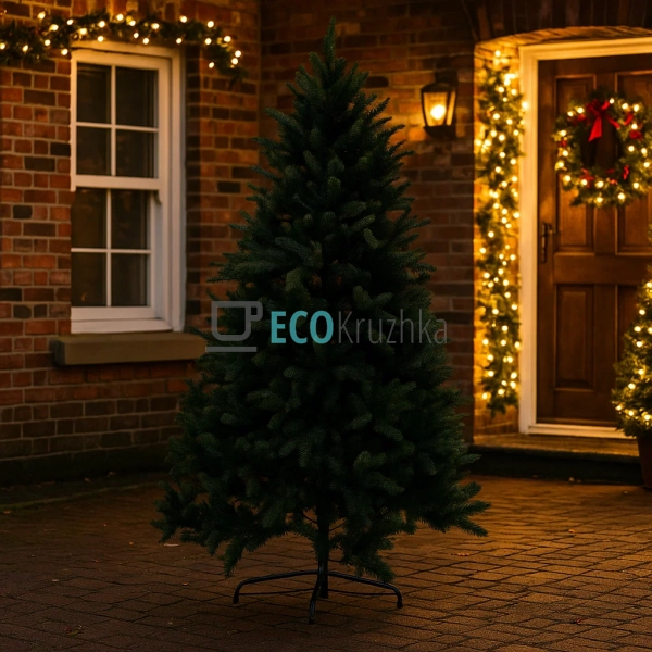 Штучна ялинка "Гармонія" 180 см, 1917 гілок, пишна новор ...