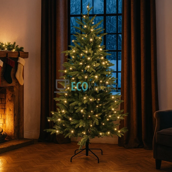 Штучна ялинка "Датська" 180 см, 1592 гілки, 300 LED вогн ...