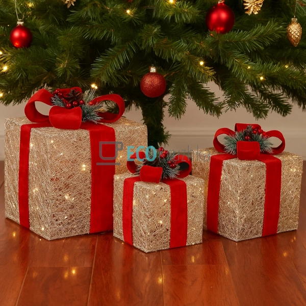 Набір декоративних подарунків з підсвічуванням шампань і ...