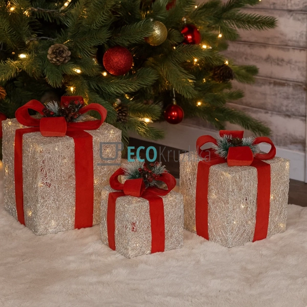 Набір декоративних подарунків з підсвічуванням шампань і ...