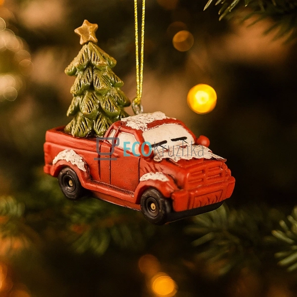 Декоративна підвіска "Машина пікап з ялинкою" – 6.5 × 3 ... Декоративна підвіска "Машина пікап з ялинкою" – 6.5 × 3 ...