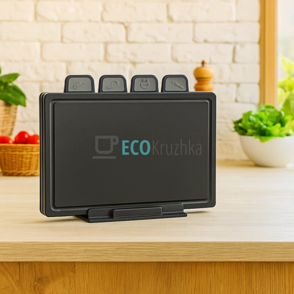 Набір ножів з обробними дошками 10 предметів Edenberg чо ... Набір ножів з обробними дошками 10 предметів Edenberg чо ...