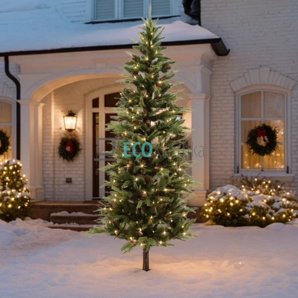 Штучна ялинка "Італійська" 180 см, 1213 гілок, 250 LED в ...