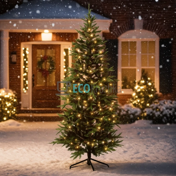 Штучна ялинка "Італійська" 180 см, 1213 гілок, 250 LED в ...