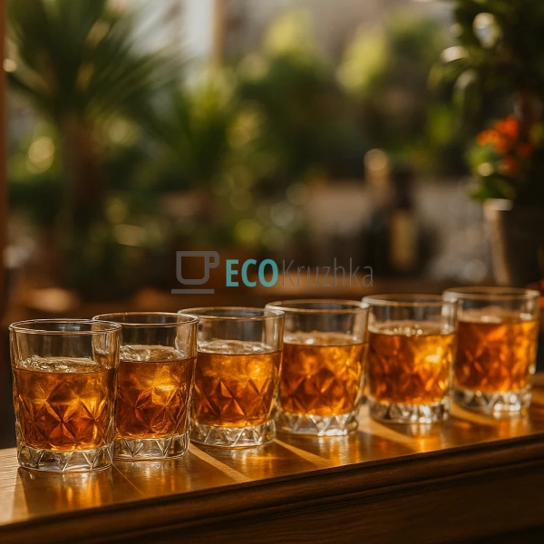 Набір склянок 6 шт для віскі 270 мл Прозорі (BM6011LX) Набір склянок 6 шт для віскі 270 мл Прозорі (BM6011LX)